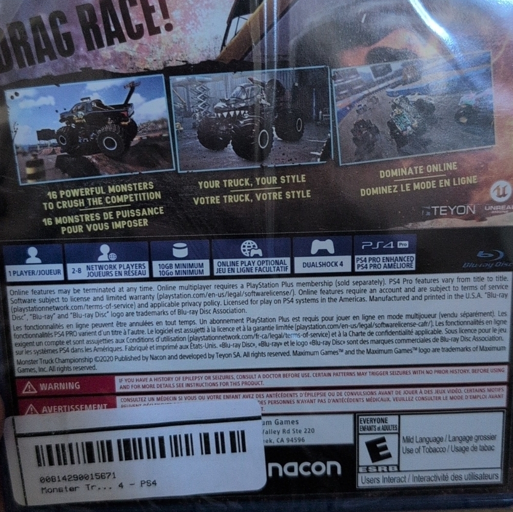 PS4 Monster Truck Championship Video Game - Picture 5 of 6